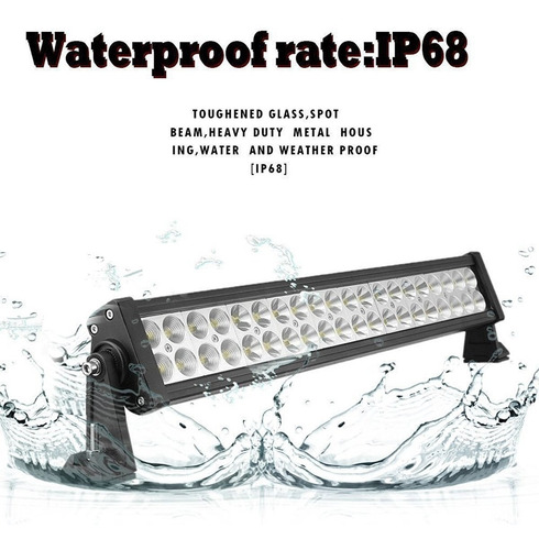 Pack X2 Barra Led 4x4 Barra Led Curva Barras Led 4x4 120w