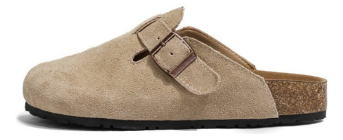 Zapatos Birkenstock De Piel De Vaca Para Mujer, Suela Gruesa