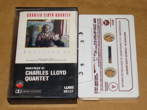 Charles Lloyd Quartet Montreux 82 Cassette Argentino Kktus