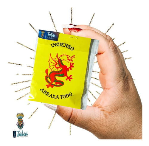 Incienso En Polvo Arraza Todo Tatai Paquete Con 12 Sobres