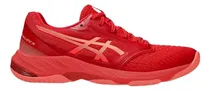 Comprar Tenis Volleyball Asics Netburner Ballistic Ff 3 Rojo Hombre