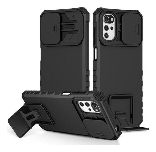 B Funda De Teléfono Con Soporte Para Motorola E32 E40 E30