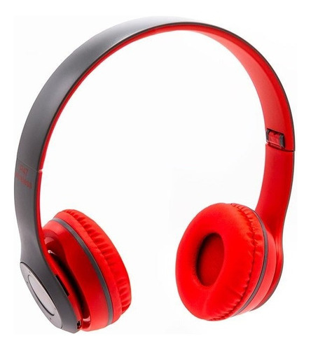 Audífonos Inalambricos Diademas Bluetooth Audífonos Diadema Color Rojo