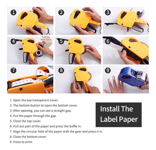 A A Etiqueta Labeller Retail Store Shop Grocery Roll