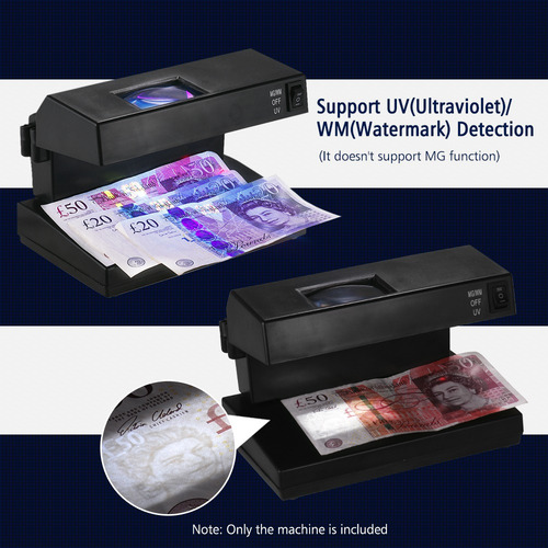 Detector De Billetes Bancarios Con Lupa De Dinero
