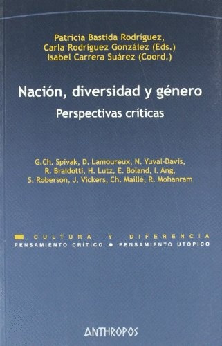 Nación Diversidad Y Genero, Rodriguez Bastida, Anthropos