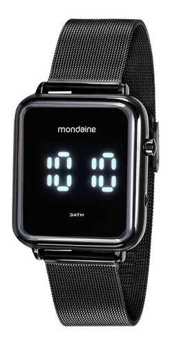 Imagem 2 de 4 de Relógio Masculino Mondaine Led Digital 32151gpmvpe1 Preto