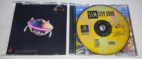 Sim City 2000 Playstation Mídia Preta