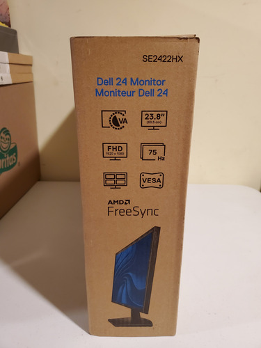 Monitor Dell Se2422hx: 24in | 16:9 Fhd (1920 X 1080) Negro (Usado)