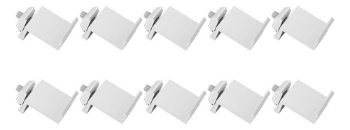 Abrazadera De Montaje Para Paneles Solares, 10 Unidades, Ext