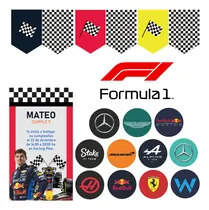Comprar Kit Imprimible Fórmula 1 F1 Escuderías Autos De Carrera