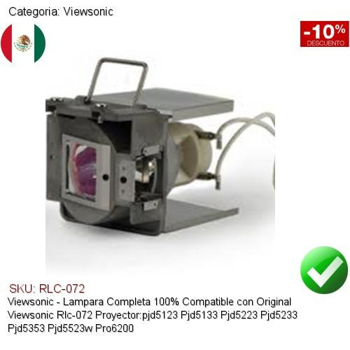 Lampara Compatible Viewsonic Rlc-072 Pjd5123/5133 Pro6200