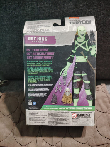 Teenage Mutant Ninja Turtles Tmnt Bst Ax Rat King Brillow I (Usado)