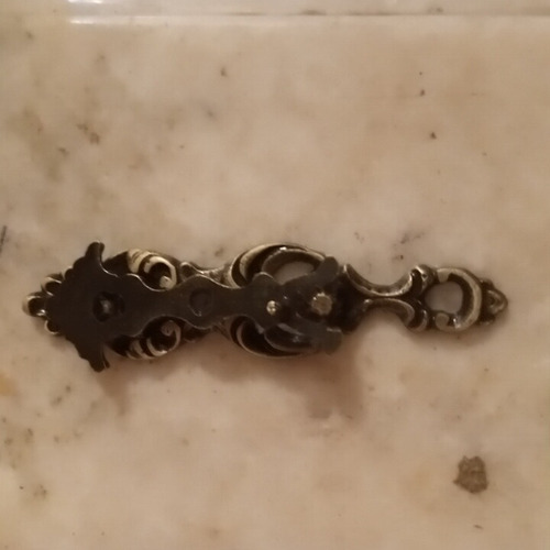 Herraje De Mueble Antiguo Bronce Frances Tirador Puerta Luis (Usado)