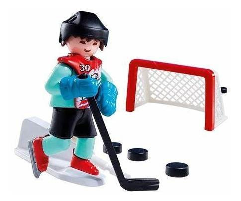 Playmobil Hockey 5383 Con Muchos Accesorios.