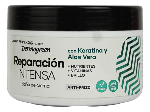 Reparación Intensa Baño De Crema Vegano Dermogreen 300ml