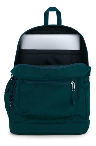 Mochila Laptop Cross Town Plus Verde Jansport