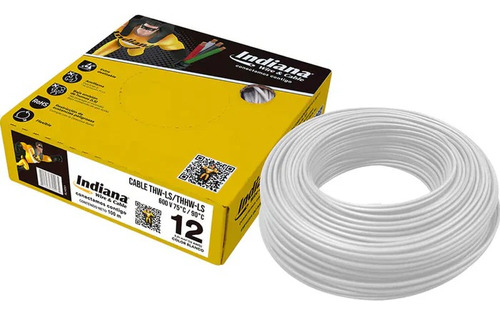 Cable Indiana Thw #12 Caja Con 100 Mts