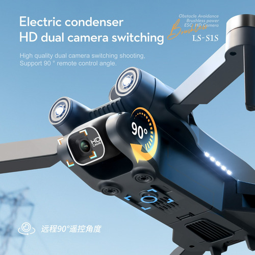 Nuevo Dron S1s Mini Drone 6k Con Cámara Profesional Sin Esco