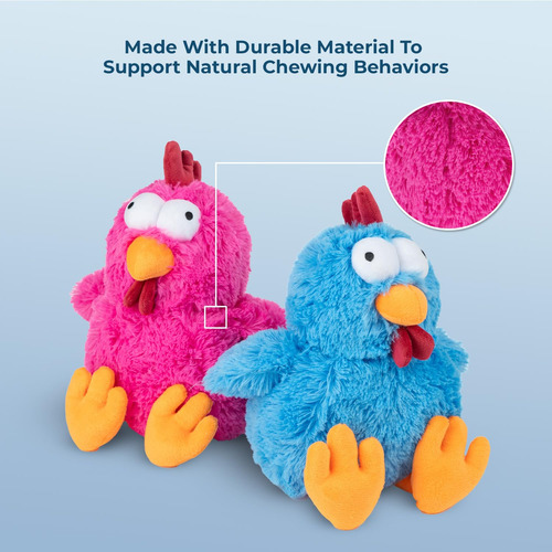 Peluche Interactivo Squeaky Best Pet Supplies Mrs. Cluck