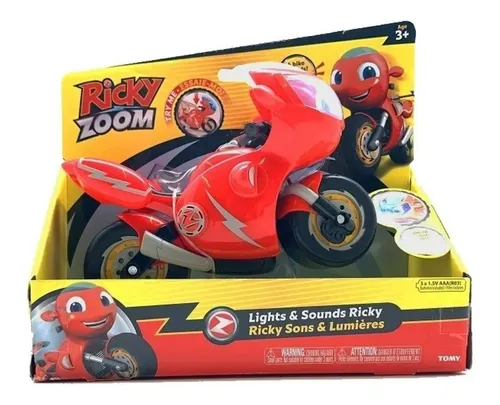 Ricky Zoom Figura Moto Luz Y Sonido 20 Cm Tomy T20035 Env o gratis