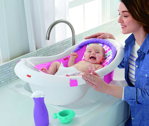 Fisher-price Baby Bañera Para Bebés 4-en-1 Para Bebé Rosa Multicolor 4-en-1