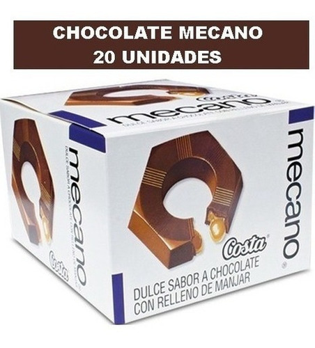 Chocolate Mecano Caja 20 Unidades 540gr