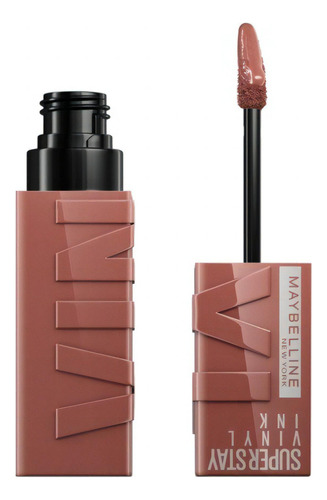 Maybelline Labial Líquido Brillante Superstay Vinyl Ink Tono Punchy, 4.2ml - Dura Hasta Por 16h, Brillo Instantáneo Sin Grumos, Sin Transferencias Punchy