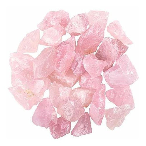 Piedras Ásperas De Cuarzo Rosa Granel De 1 Lb  Cristal...