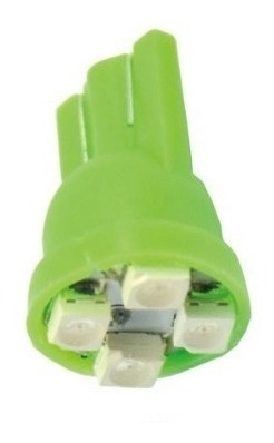 Imagen 1 de 6 de 2x Foco Tipo Pellizco Velita Con 4 Smd Verde