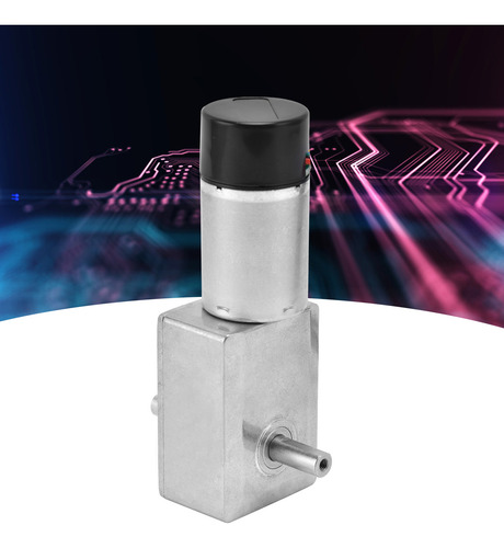 Codificador De Motor De Engranajes Dc Worm 15 Mm Con Reducci
