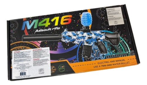 Rifle De Juguete M416 Balas De Hidrogel - Diversión Segura Amarillo