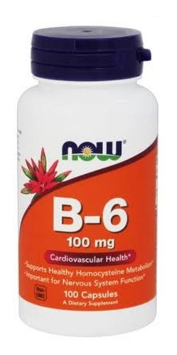 Vitamina B6 200mg Americana . Circulacion Globulos Rojos