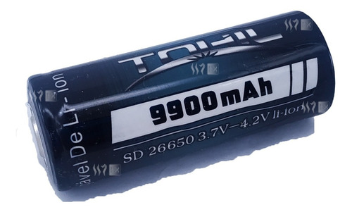 Bateria Li Ion Recargable Sd 26650 3.7v-4.2v Pila Paq De 3pz