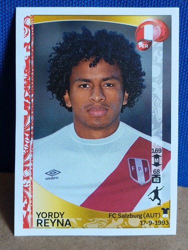 Copa América Centenario Usa 2016 #205 Yordy Reyna Perú 