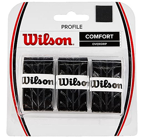 Wilson Sporting Goods Profile Tennis Racquet Over Grip, Blac