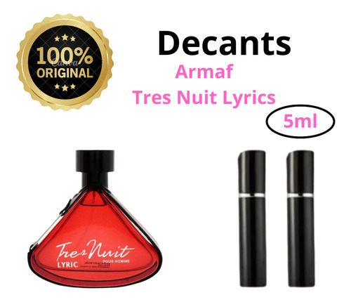 Muestra De Perfume O Decant Armaf Tres Nuit Lyrics Caballero