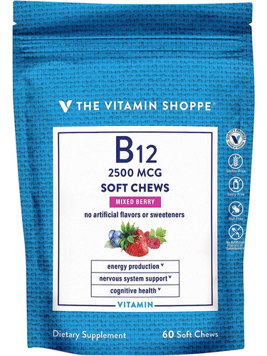 Chews Blando De Vitamina B12: Apoya La Producción De Energía