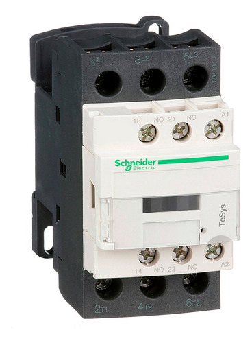 Contactor Tripolar Schneider 25amp 1+1 11kw 24vca 3p 25a