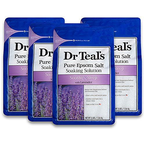 Sales De Baño Dr Teal's, Ayudan A Relajar Y Dormir, Lavanda