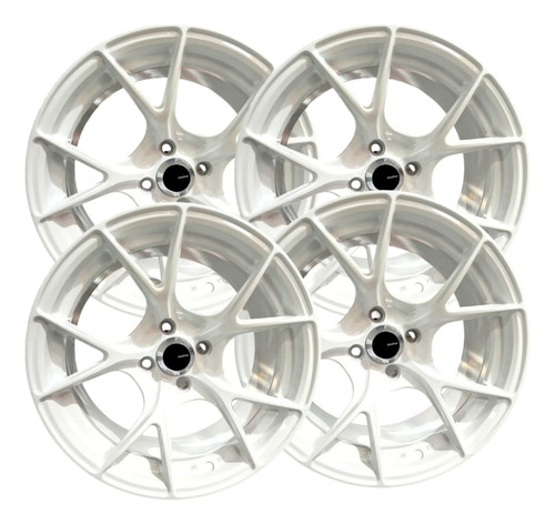 Jg 4 Rodas Autoshoes As26 Aro 15 / Tala 8 / 4x100 / Concava