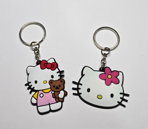 Llavero Hello Kitty Llaveros Hello Kitty Pack 2 Pcs Blanco