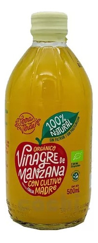 Vinagre De Manzana Organico 500ml Terra Verde®