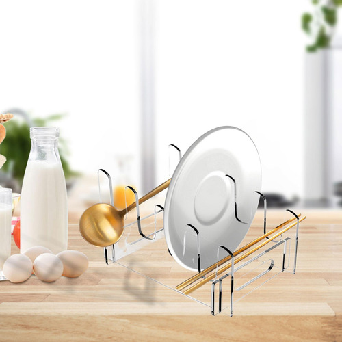 Organizador De Platos, Escurridor, Soporte Para 4 Niveles