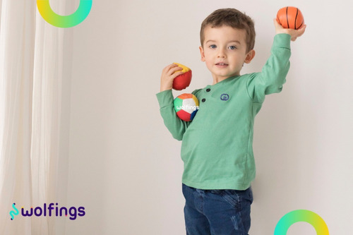 Pack X3 Pelotas Blandas Soft Juguete Bebe Juego Didactico