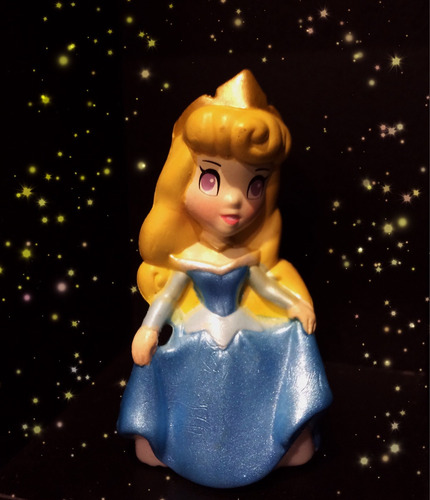 Disney Princesa Aurora (vestido Azul) Figura Nueva