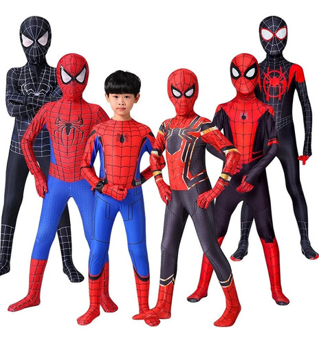 Aaa Disfraz De Superhéroe De Spiderman Para Niños