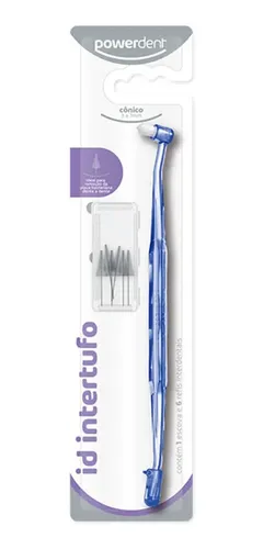 Escova Dental Id Intertufo Cônico C/ 6 Refis - Powerdent