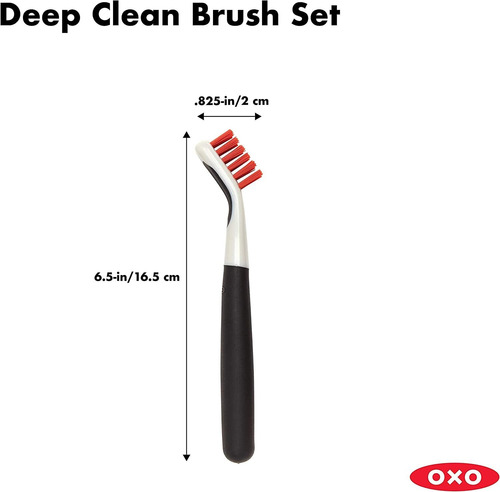 Set De Cepillos Oxo De Buen Agarre Para Limpieza Profunda.,