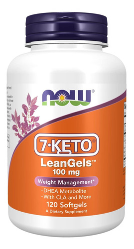 Geles Magros Now Foods 7 Keto 3.5 Onzas, 120 Unidades, Ano-.